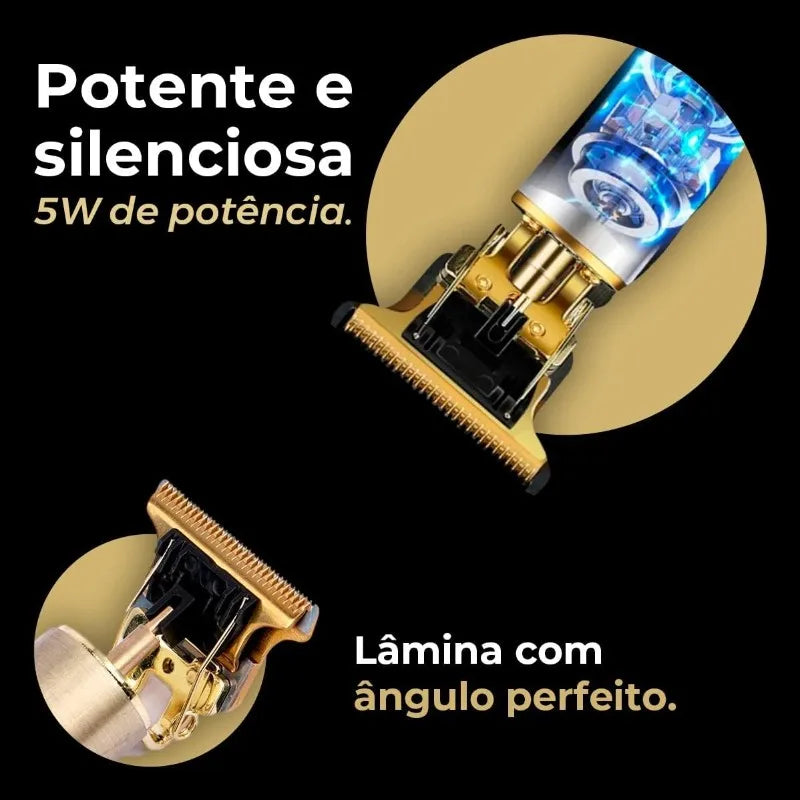 Maquina Profissional para Barba e Cabelo-Pro 3 em 1